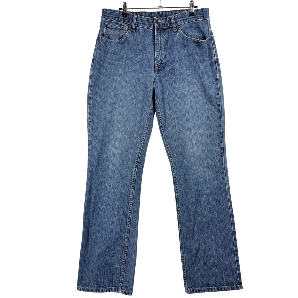 Vintage Y2K Tommy Hilfiger Freedom Jean Mens Medium Wash Straight Leg Denim Blue